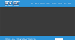 Desktop Screenshot of dryicesupplyuk.com